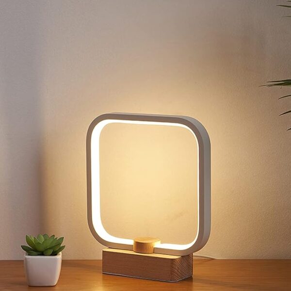 LED Wood Table Lamp