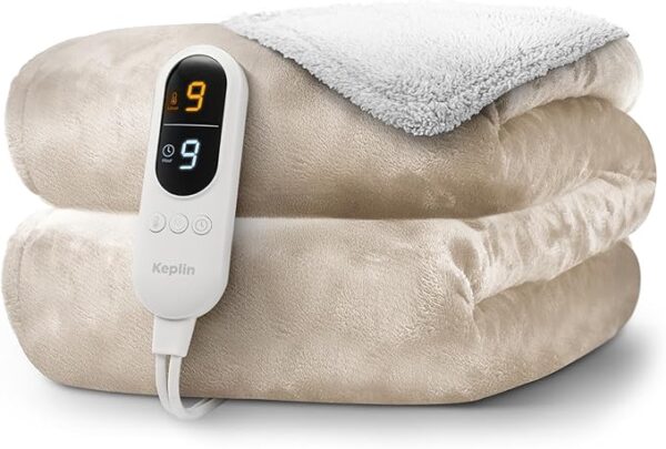 KEPLIN Large Electric Heated Throw Blanket